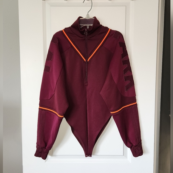 Adidas x Ivy Park Bodysuit, Maroon | Amazon Red | Solar Orange, L - Picture 1 of 5
